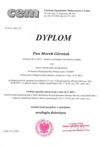 urologia.jpg,1000,800,1000_800 Marek Górniak specjalizacja z urologii dziecięcej
